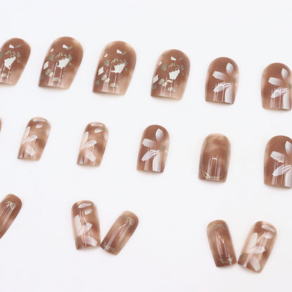 Adorable Young Girl's Angelic Love - Sweet Nail Art
