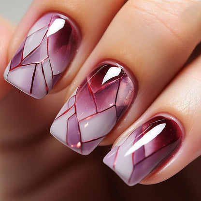 Hot girl chic and fashionable premium manicure