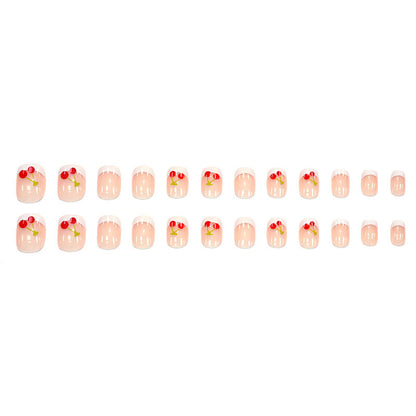 Bright, fresh and cute style manicure