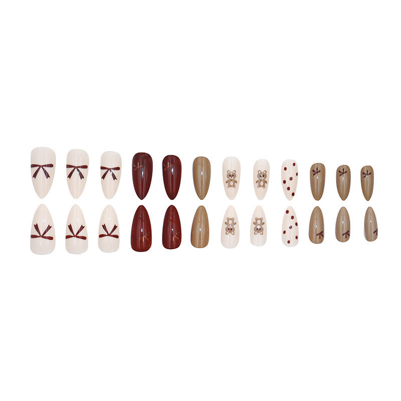 Chocolate bear nail polish
