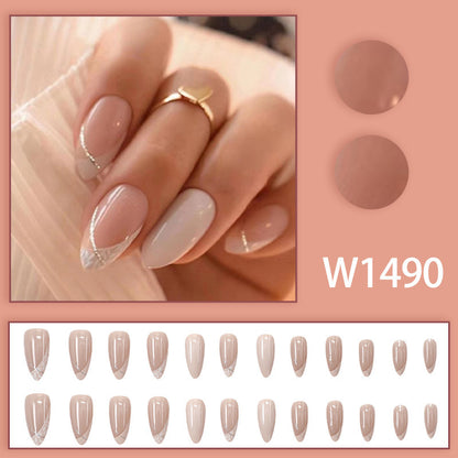 Sexy and elegant almond-shaped nail polish