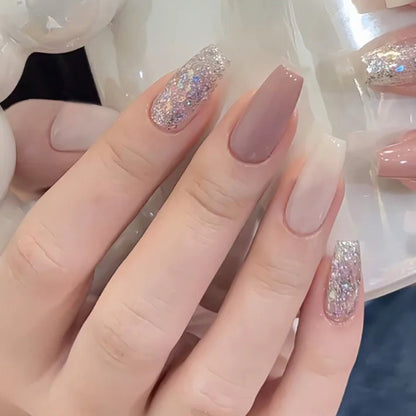 Star River Dreamy Purple Characteristic Pattern Nails