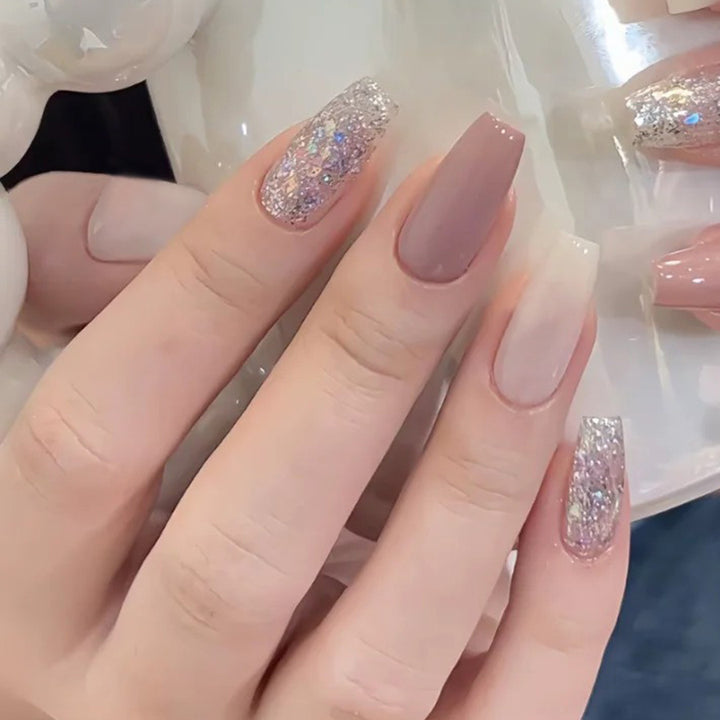 Star River Dreamy Purple Characteristic Pattern Nails