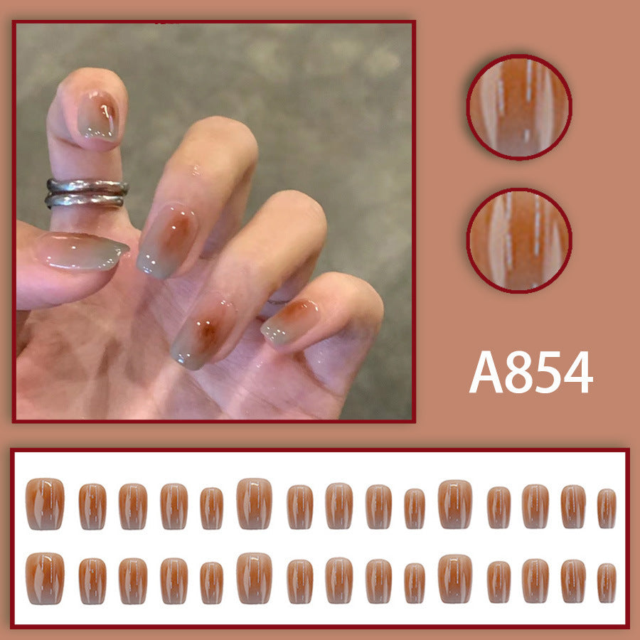 Tonal Maillard Nail Art