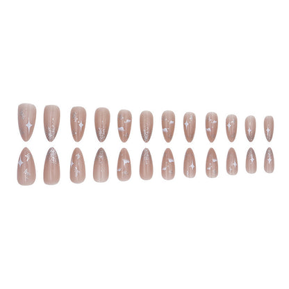 Minimalist style glitter nail polish