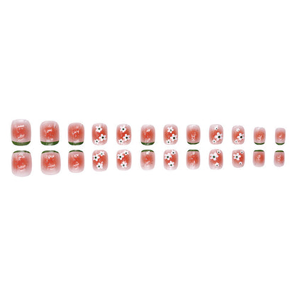 Sweet and adorable youth-themed nail art