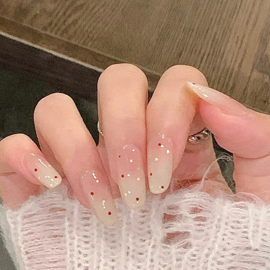 Gradually changing pure desire wave point sweet atmosphere-scented manicure