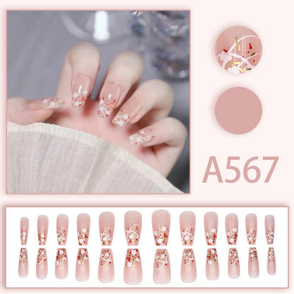 Fresh and gentle nail art