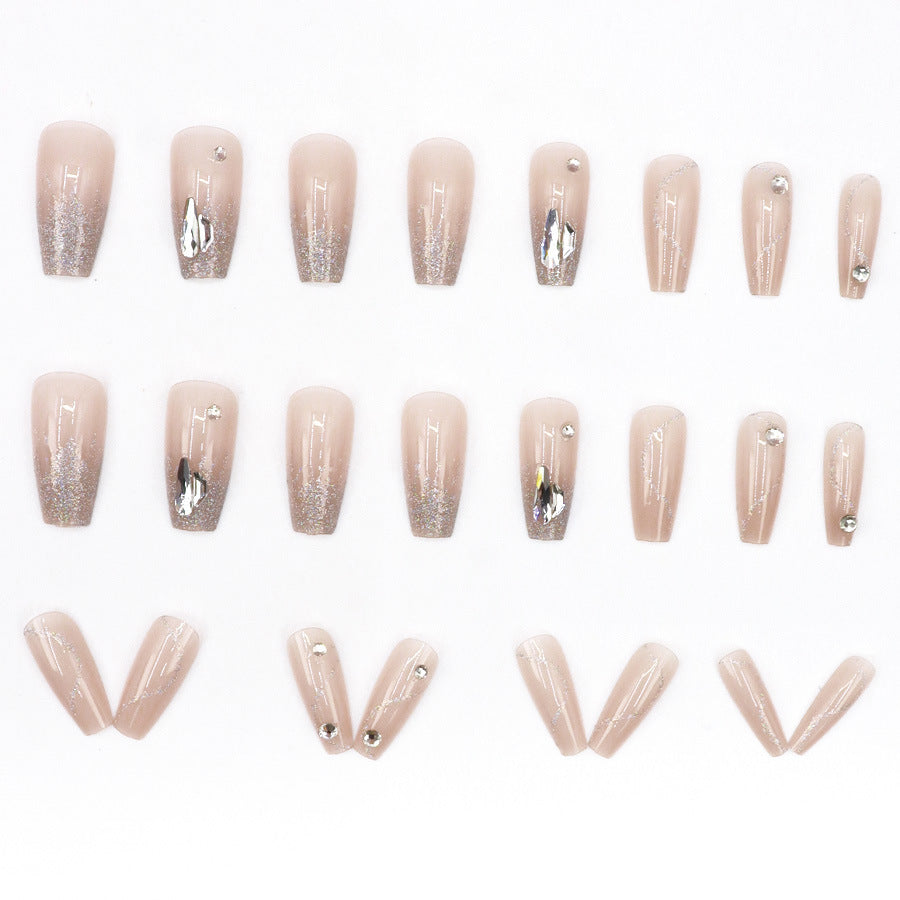 Sophisticated, passionate, sexy girl with unique nail art
