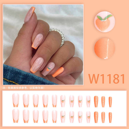 Original flavor orange nail polish