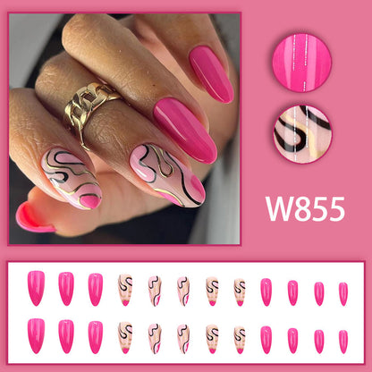Irregular line manicure