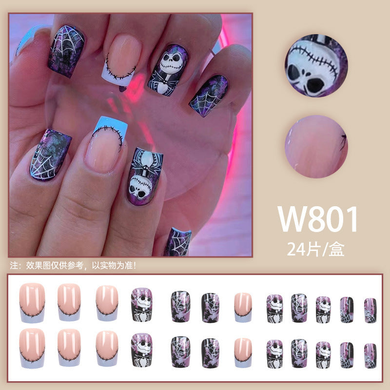 Spider web, ghost, mysterious nail polish