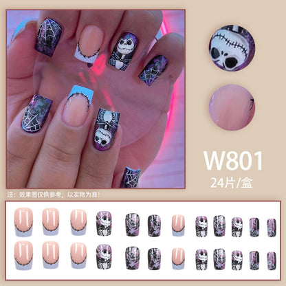Spider web, ghost, mysterious nail polish