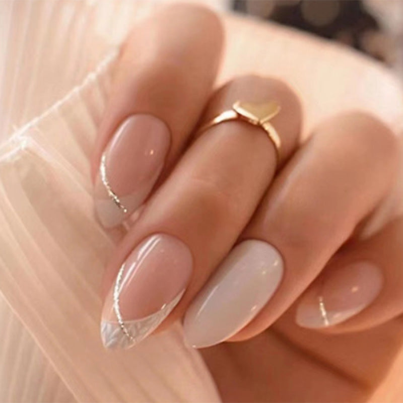 Sexy and elegant almond-shaped nail polish