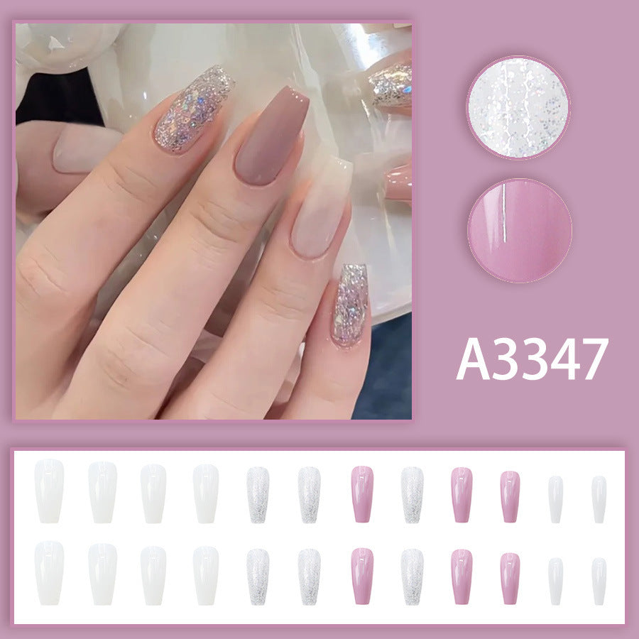 Star River Dreamy Purple Characteristic Pattern Nails