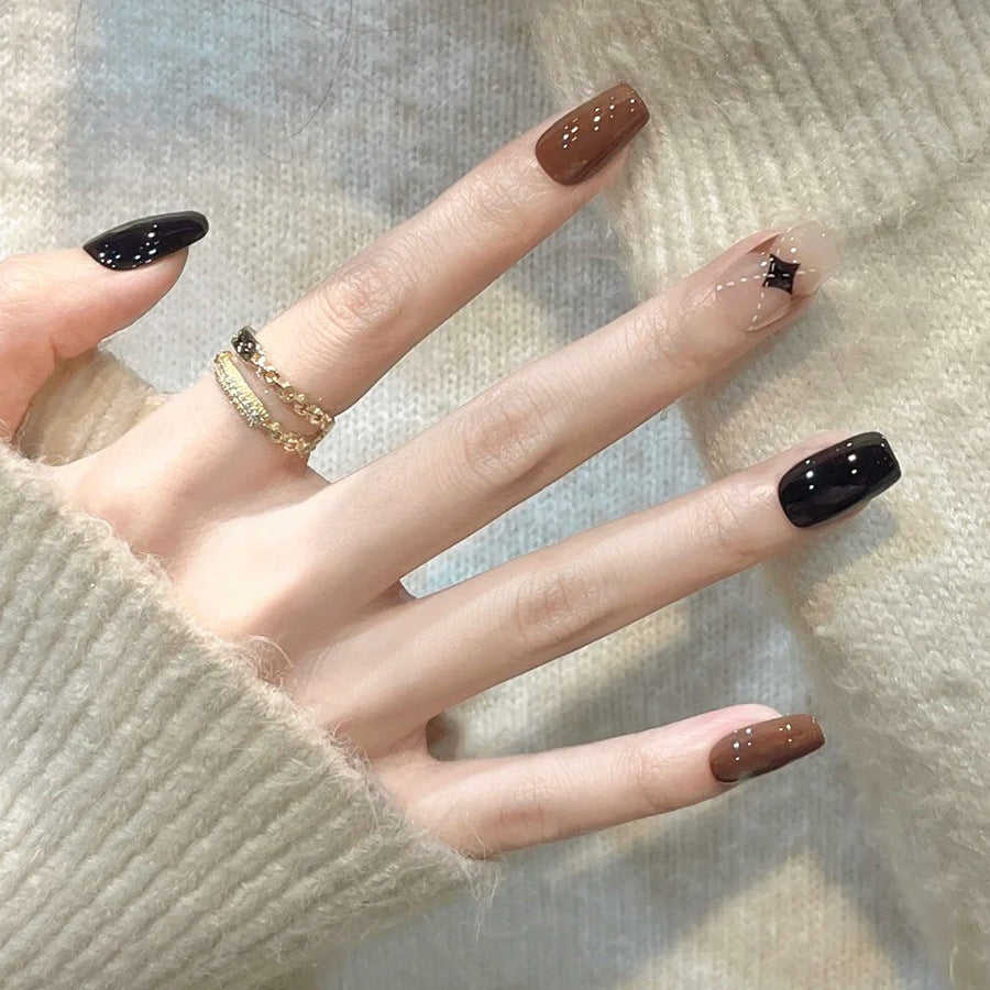Vintage and elegant amber nail polish