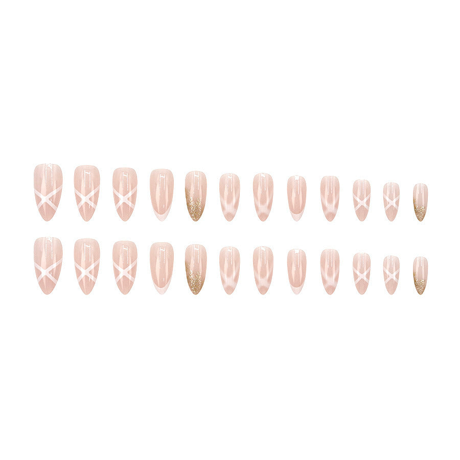 Simple and pure erotic nail art