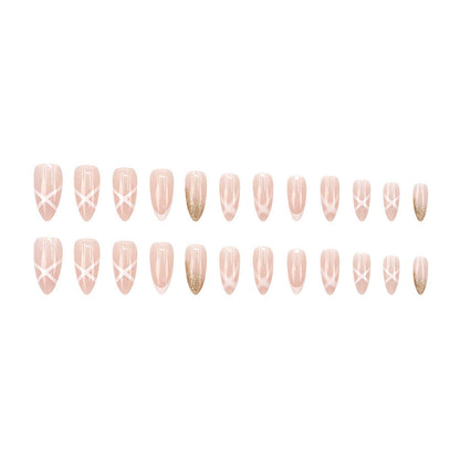 Simple and pure erotic nail art