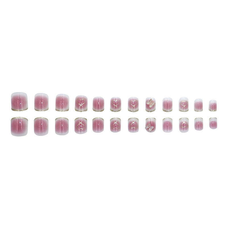 Love Butterfly Long Style Personalized Nail Art
