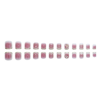 Love Butterfly Long Style Personalized Nail Art