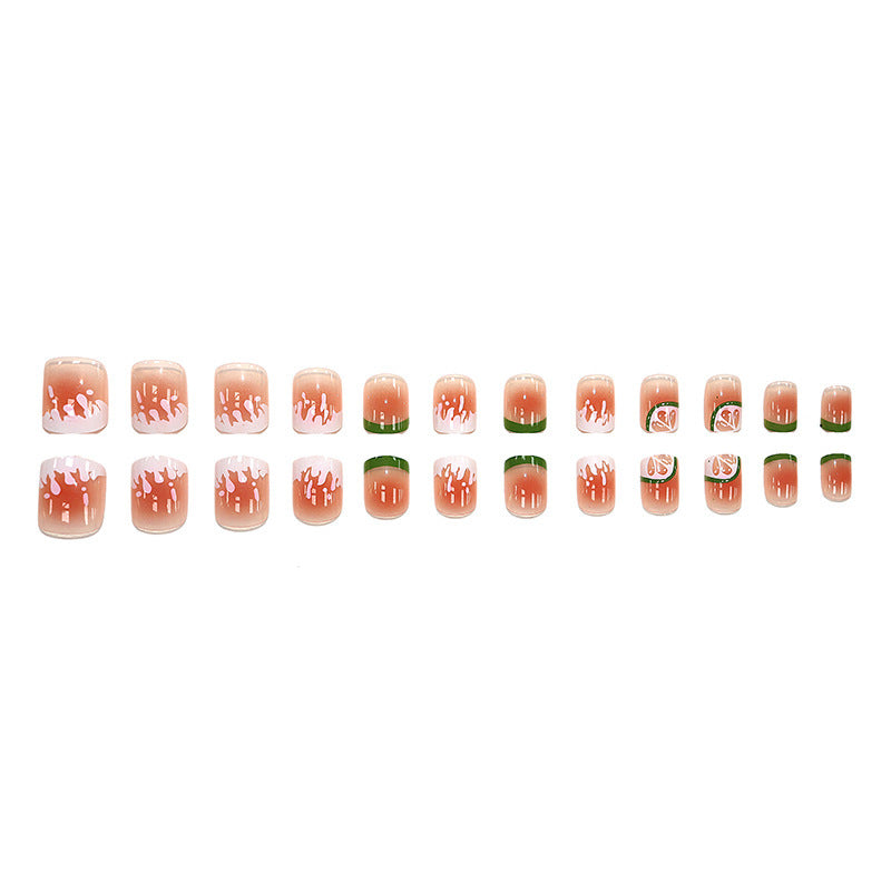 Fresh and gentle nail art