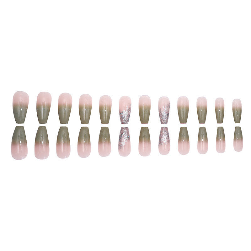 Internet celebrity-style gradual makeover nail art