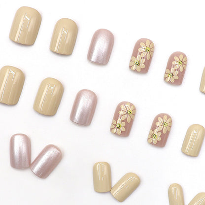 Smiling Sunflower - Fresh and Cute InStyle Style Unique Nail Art