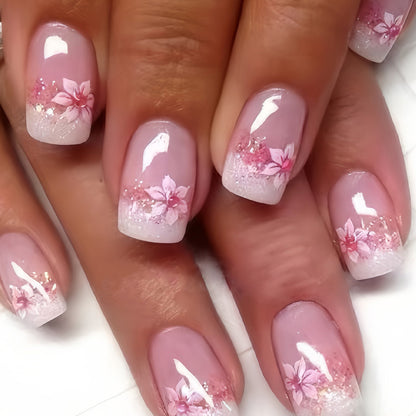 High-end luxury and chic sweet ins-style manicure
