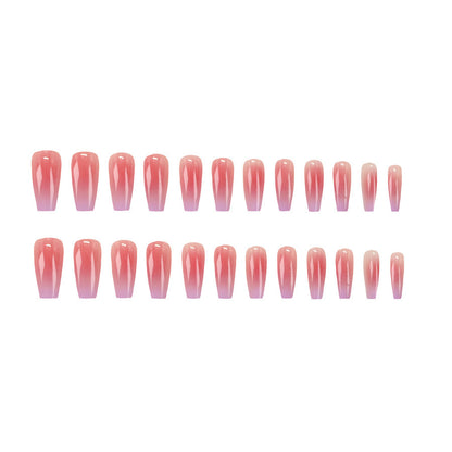 Purple grape soft blush gradient nail polish