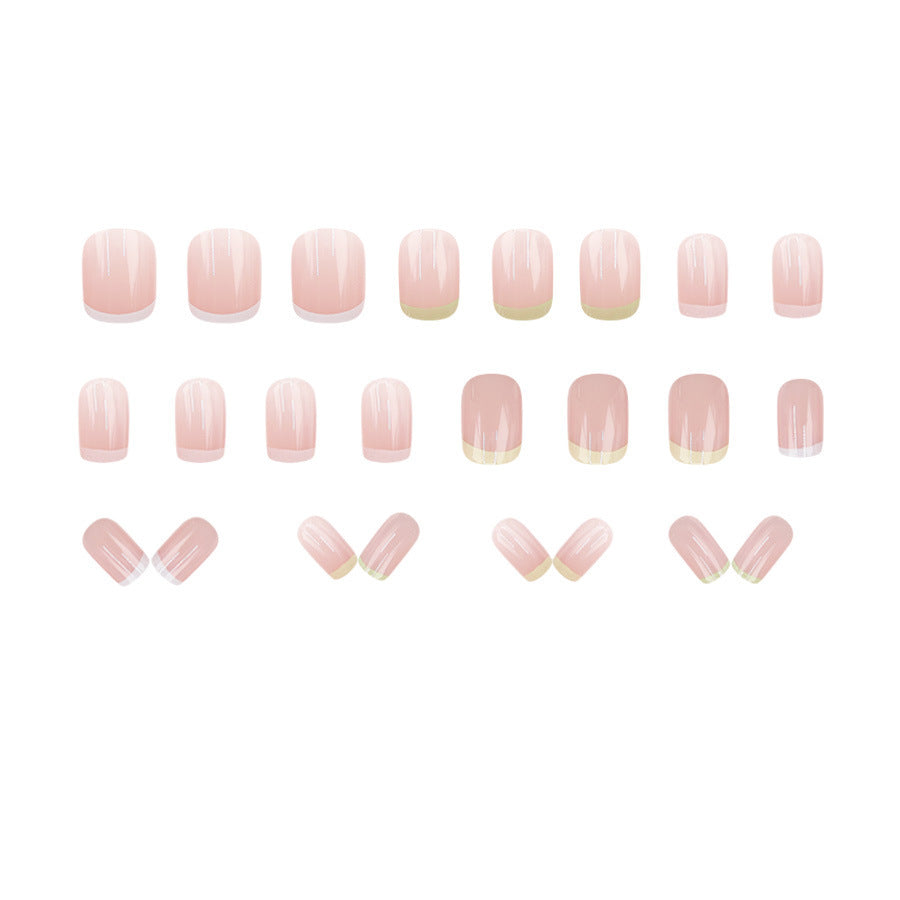 Fresh Dopamine French Minimalist Nail Art