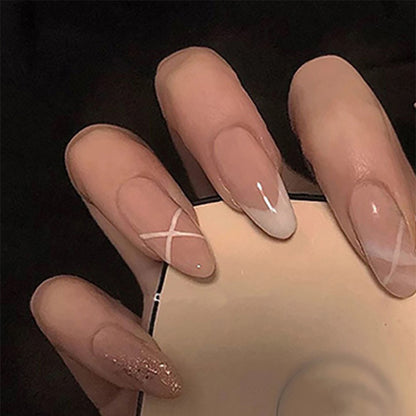 Simple and pure erotic nail art