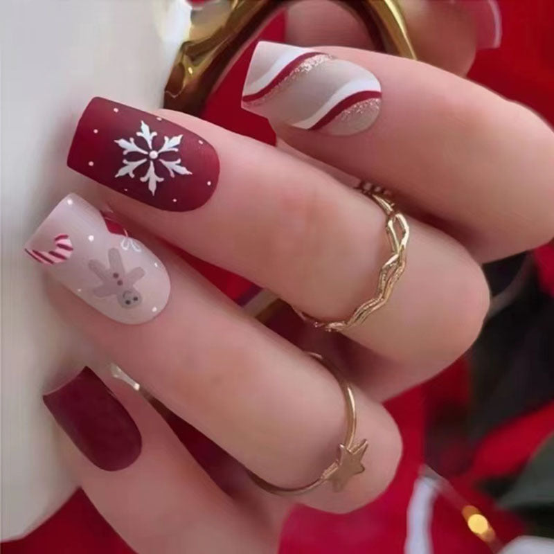 Christmas hit nail art
