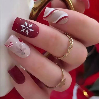 Christmas hit nail art