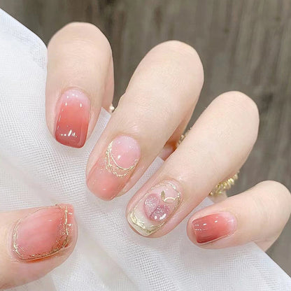 Watermelon pink sexy and alluring manicure