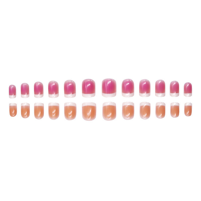 Simple texture nude nail polish