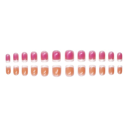 Simple texture nude nail polish