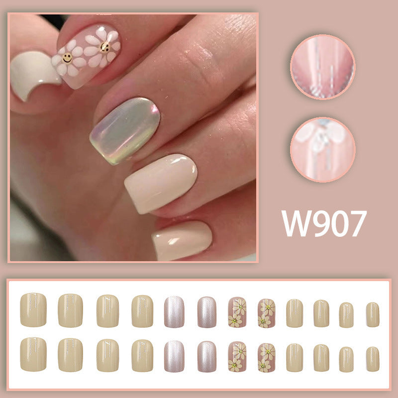 Smiling Sunflower - Fresh and Cute InStyle Style Unique Nail Art
