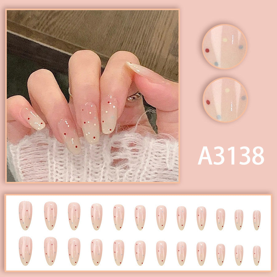 Gradually changing pure desire wave point sweet atmosphere-scented manicure