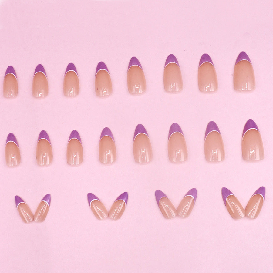 White almond nail polish