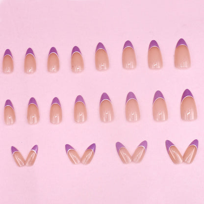 White almond nail polish
