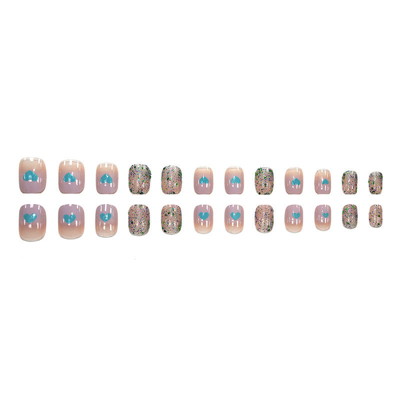 Love Sparkle Nail Art