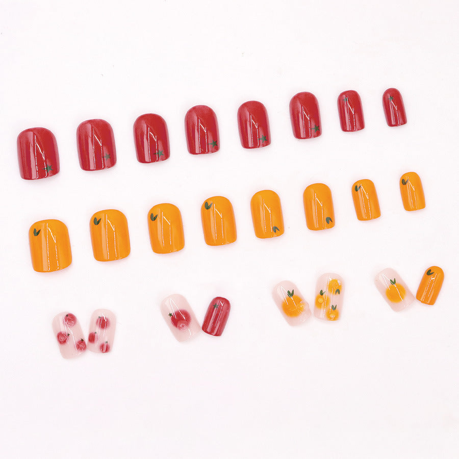 Oranges, tomatoes, fruits, dopamine, manicure