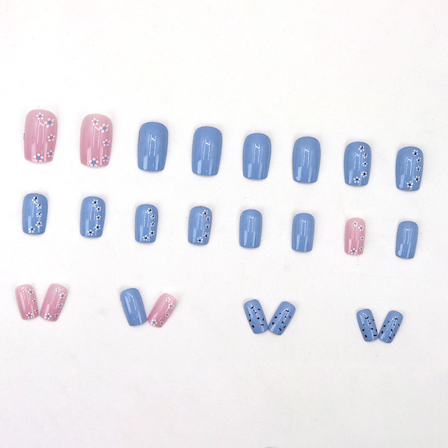Long manicure with dopamine effect
