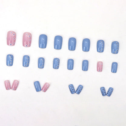Long manicure with dopamine effect