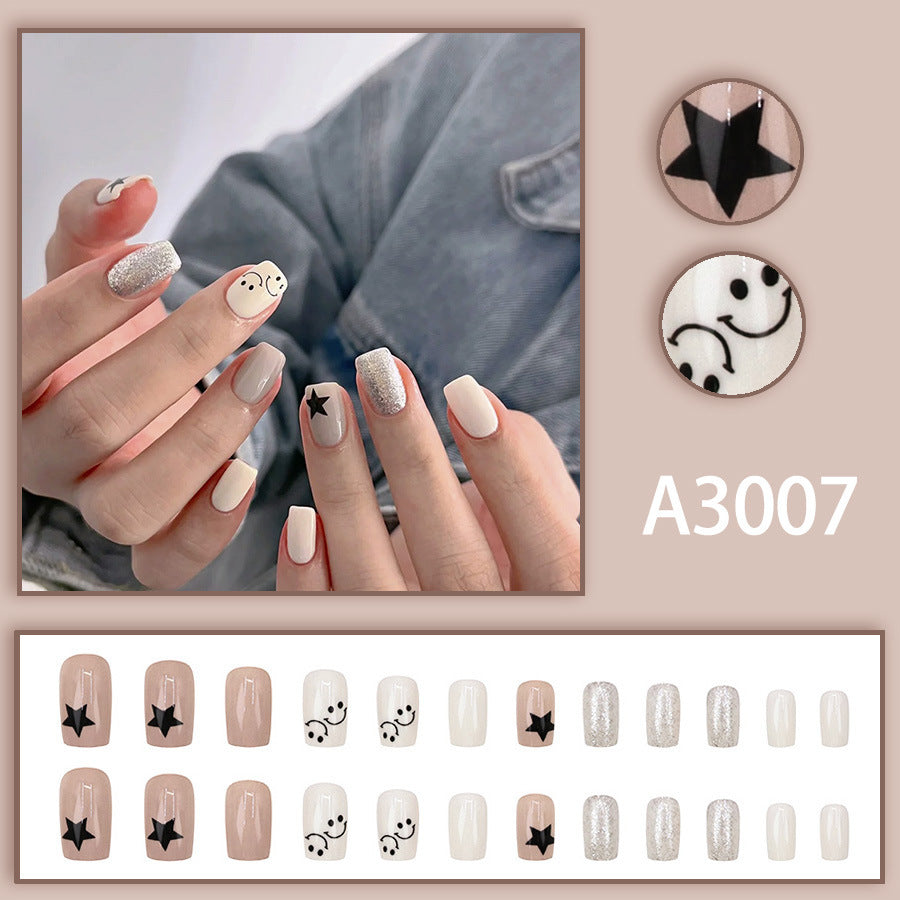 Weird personality, cute smile, beautiful nails