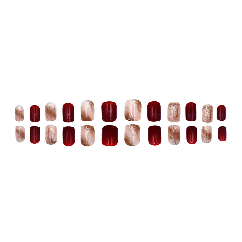 Fresh and sweet style nail decoration