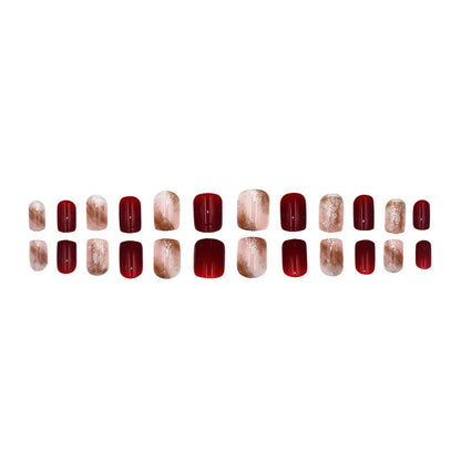 Fresh and sweet style nail decoration