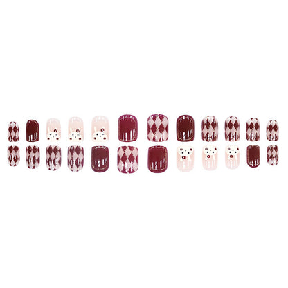 Cute cartoon rabbit patterned nail polish