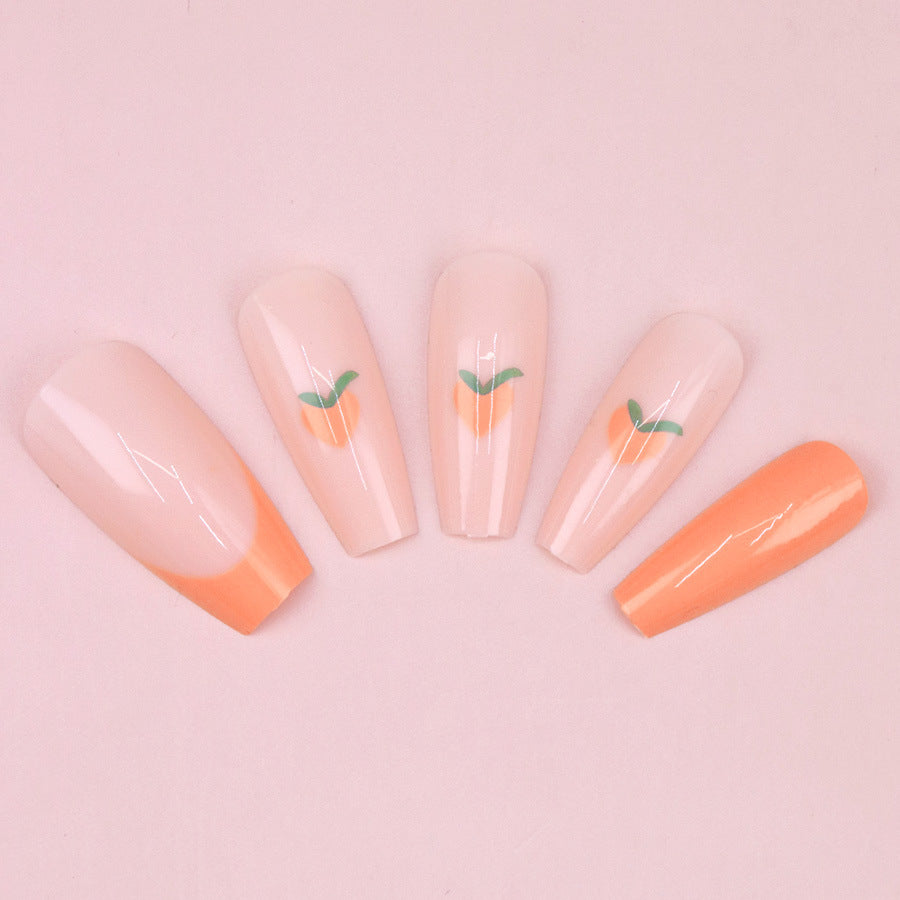Original flavor orange nail polish
