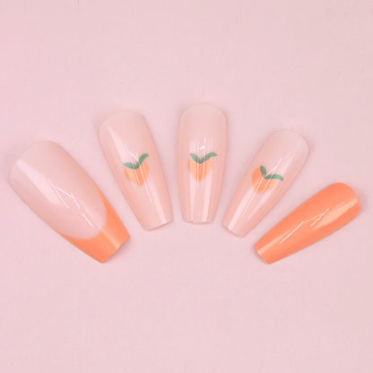 Original flavor orange nail polish